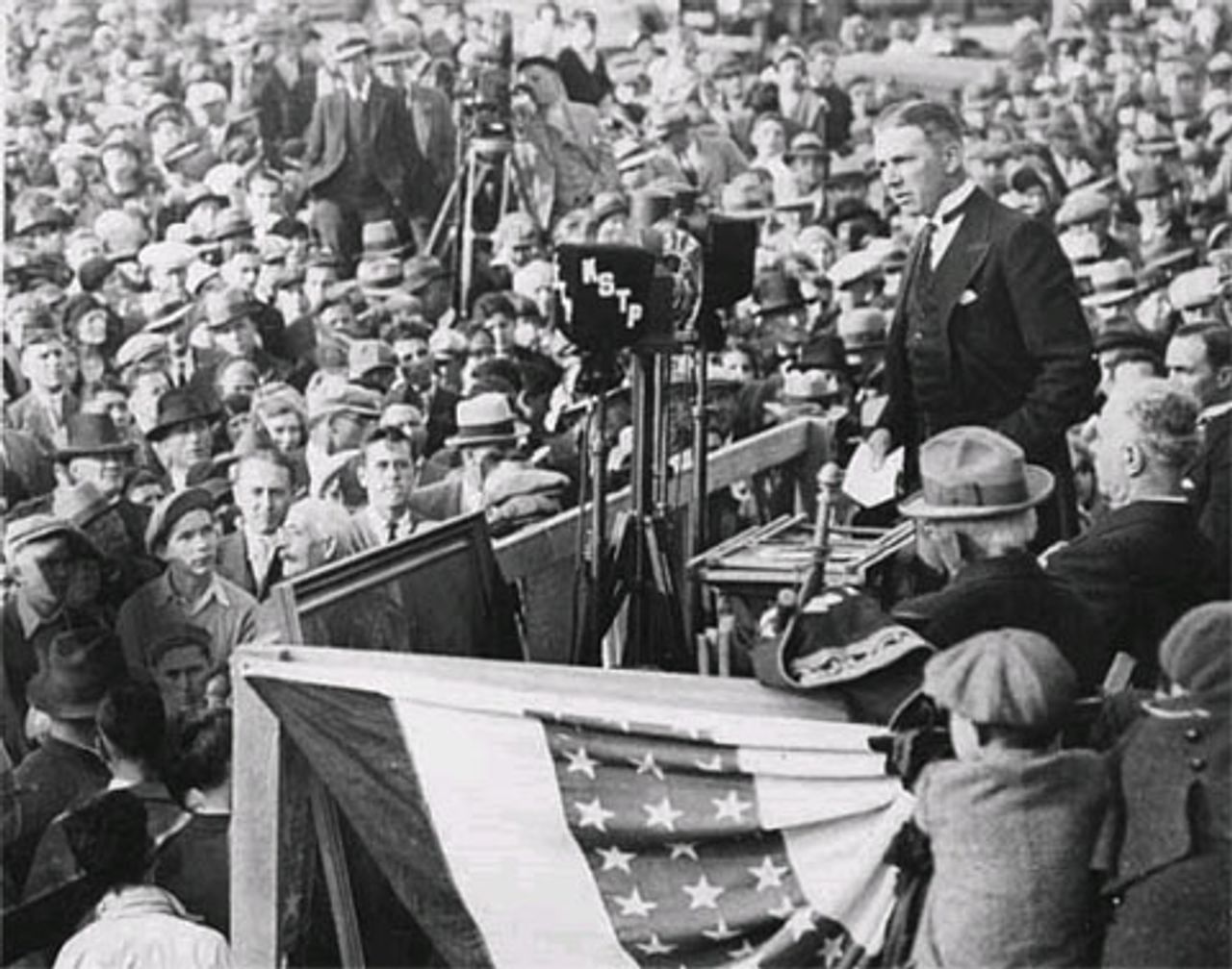 1931: Minnesota Farmer-Labor Party Governor Floyd B. Olson